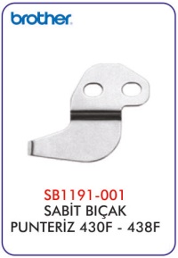 BROTHER PUNTERİZ KOT 430D SABİT BIÇAK SB1191-001